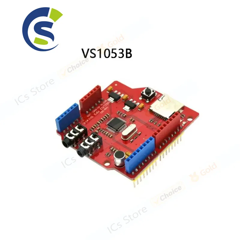 NEW VS1053 MP3 Player shield board Module with TF card slot For Arduino UNO R3 Stereo Audio Record Decode Development VS1053B