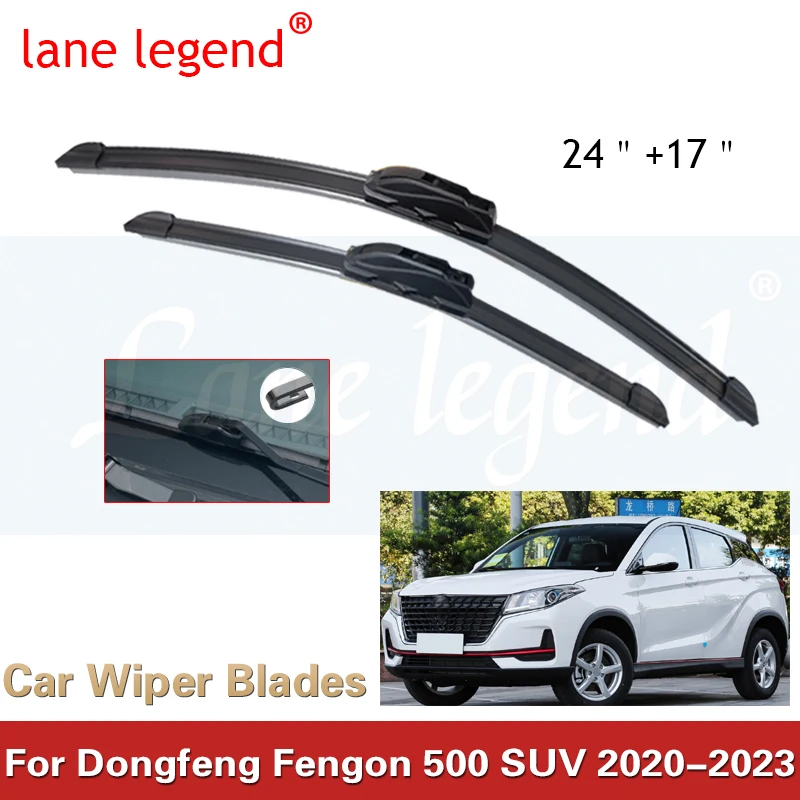 

2x For Fengon 500 E3 DFSK Glory Seres ix3 2020-2023 Front Window Wiper Blade Rubber Universal Car Accessories High Quality