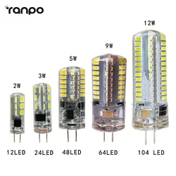 Mini G4 LED Light Bulbs AC / DC 12V 220V 2W 3W 5W 9W 12W SMD Replace 50W Incandescent Lamp For Spotlight Chandelier Decoration