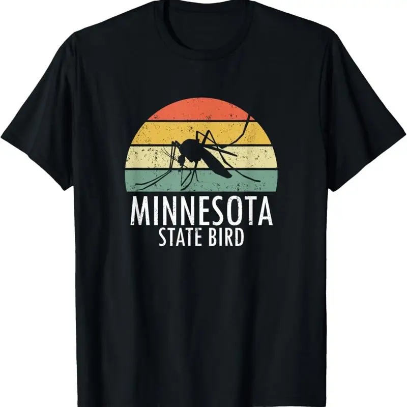 Minnesota Mosquito State Bird Funny Camping Outdoors T Shirt