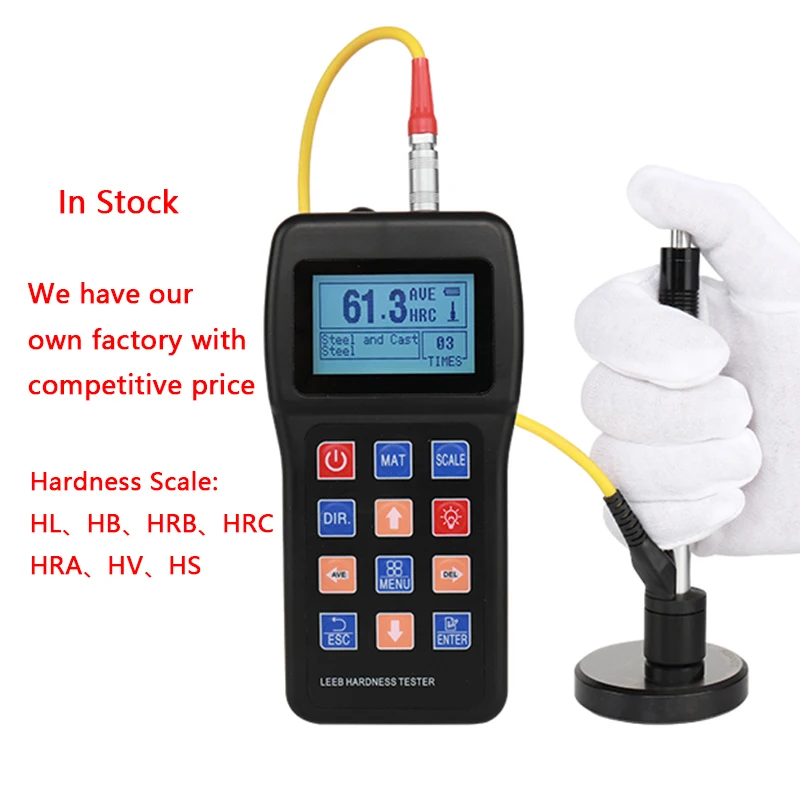 JIMTEC JITAI7100 Digital Portable Handheld Metal Steel Durometer Leeb Hardness Tester for Metal