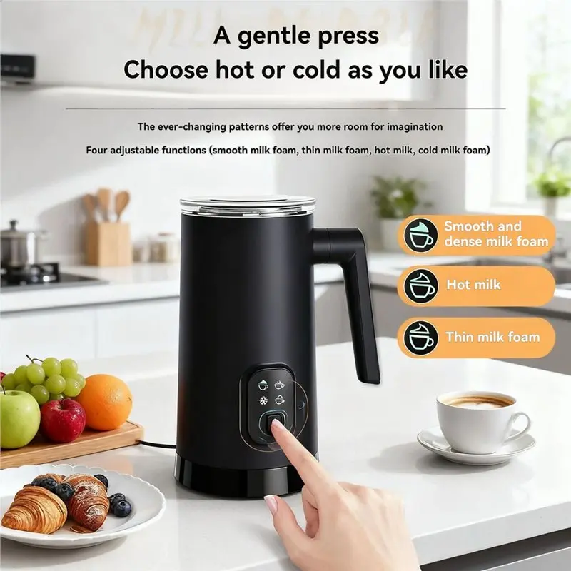[new-a38f】-automatic-electric-milk-frother-temperature-control-warm-and-cold-foam-settings-for-latte-preparation-milk-steamer