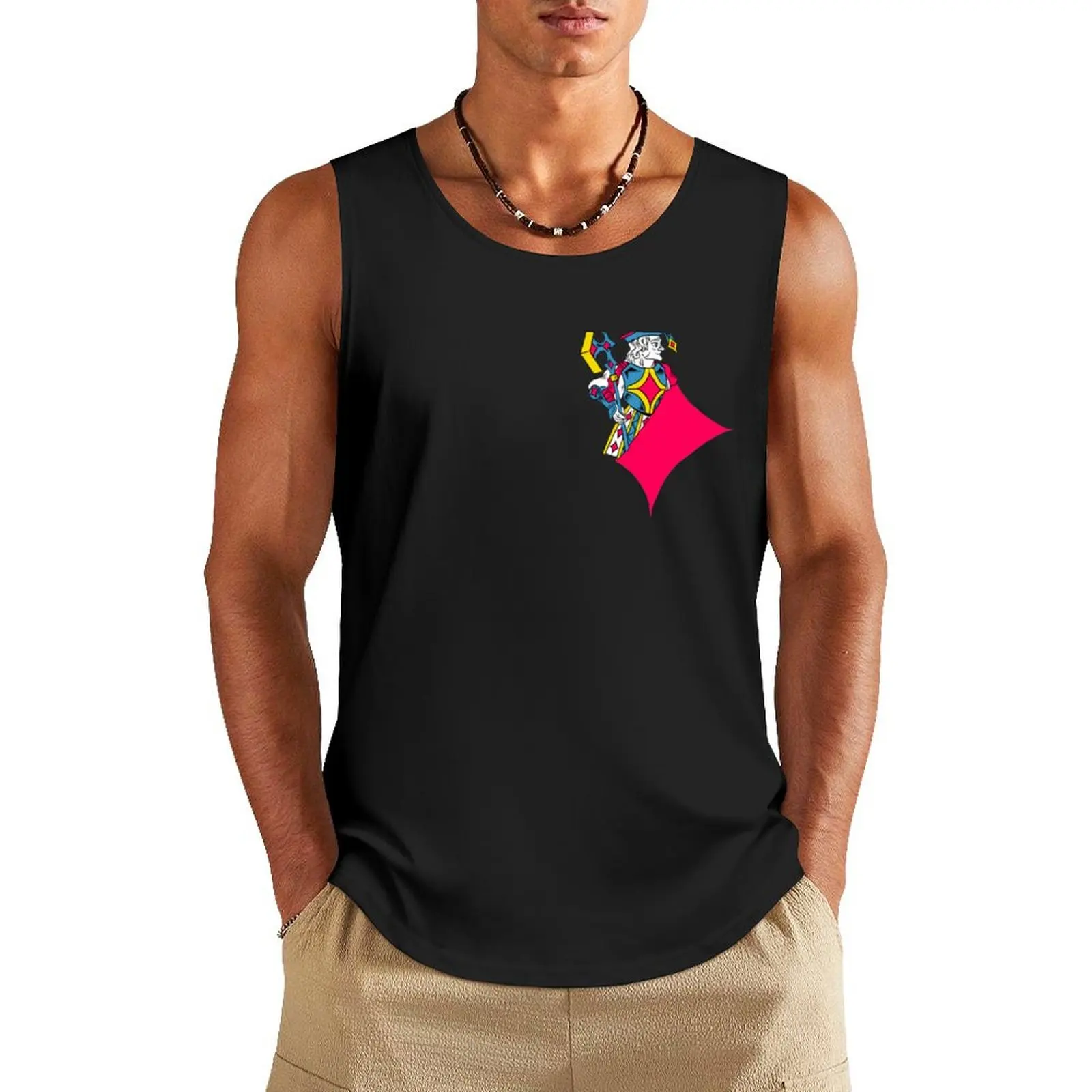 

Color Jack of Tiles Tank Top quick-drying t-shirt sports clothes for men