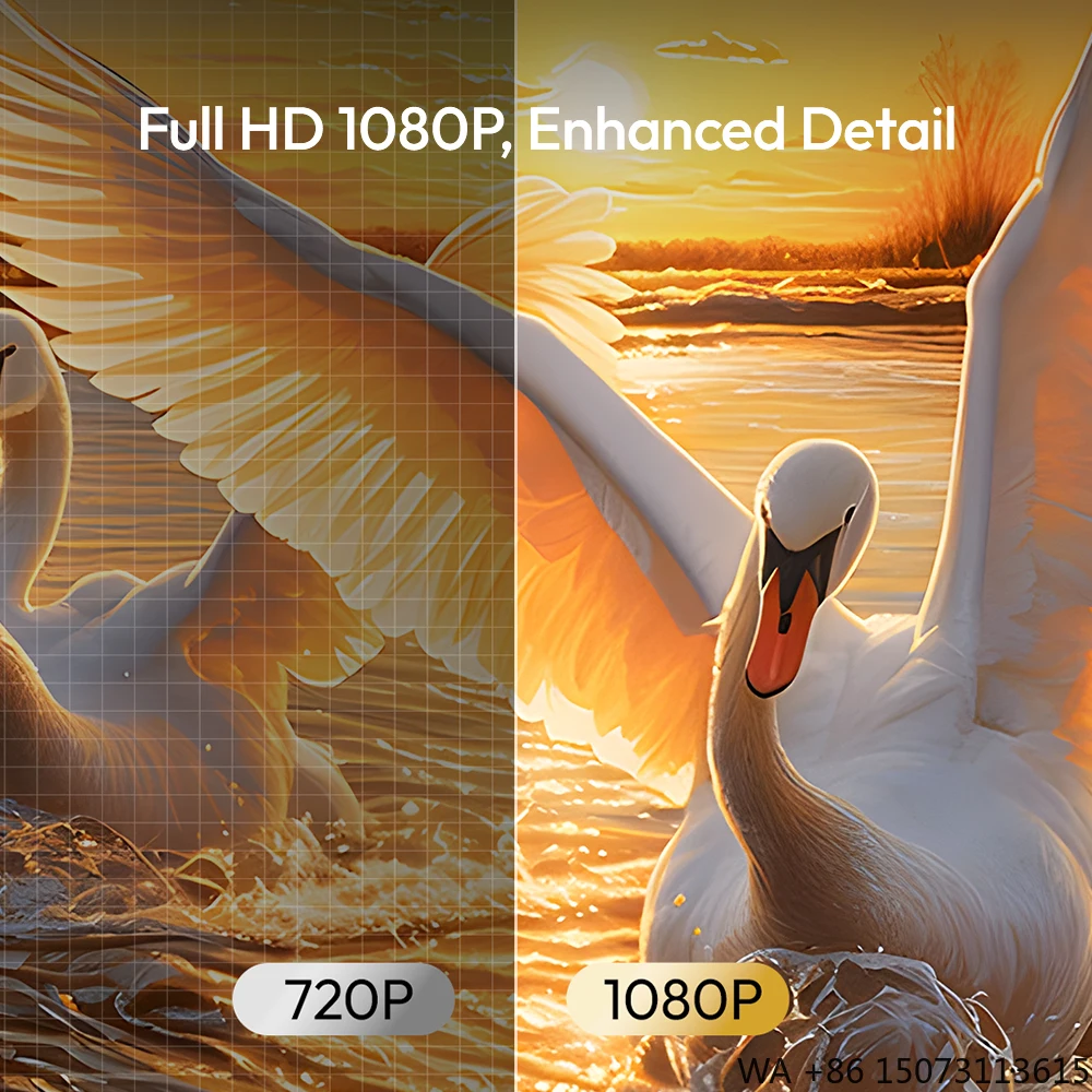 

Усовершенствованный портативный мини-проектор 1080P с ЖК-экраном, пылезащитный чехол, запатентованный дизайн, большой экран, цена до 100 долларов