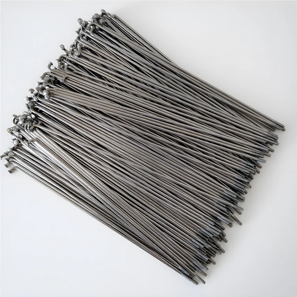 14G Stainless Steel 2.0mm Silver 172-220mm Spokes 40PCS with Nipples Mountain Bike Parts Road High Strength Folding MTB