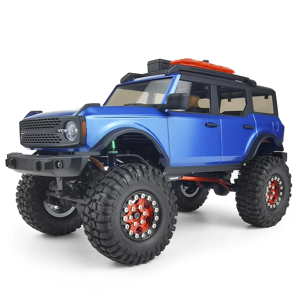 YEAHRUN 4 unidades de alumínio 1.0 "Beadlock jantes cubos pneus para TRX4M Axial SCX24 AX24 FMS FCX24 1/18 1/24 RC Micro Crawler Car