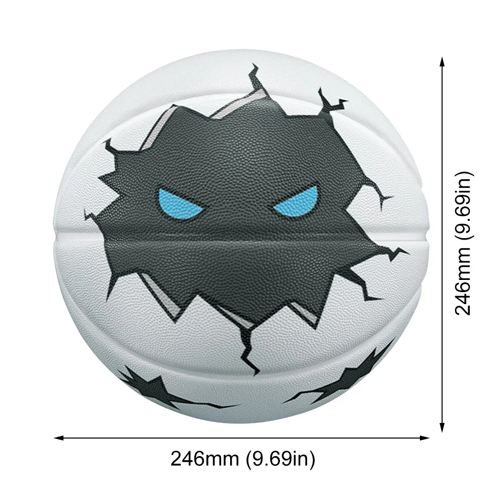 Ballon standard de basket-ball en daim pour adultes, haute élasticité, fibre souriante, entraînement de compétition, n ° 7