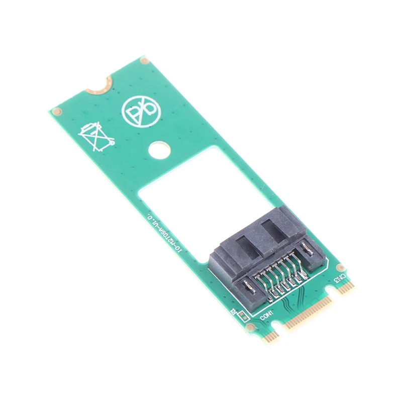 NGFF para 7Pin Adaptador SATA, Conversor SSD, Cartão Adaptador, Ferramenta de Detecção para SATA3, Protocolo SATA2 SSD SATA, Alta Qualidade, M.2, 1Pc