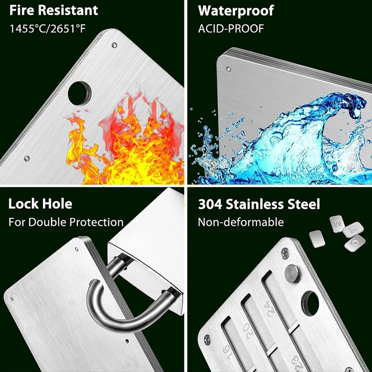 Plates Wallet Crypto Cryptocurrency Storage Crypto Wallet for Bitcoin Hardware Cold Backup Mechanical Code Record Book view 5