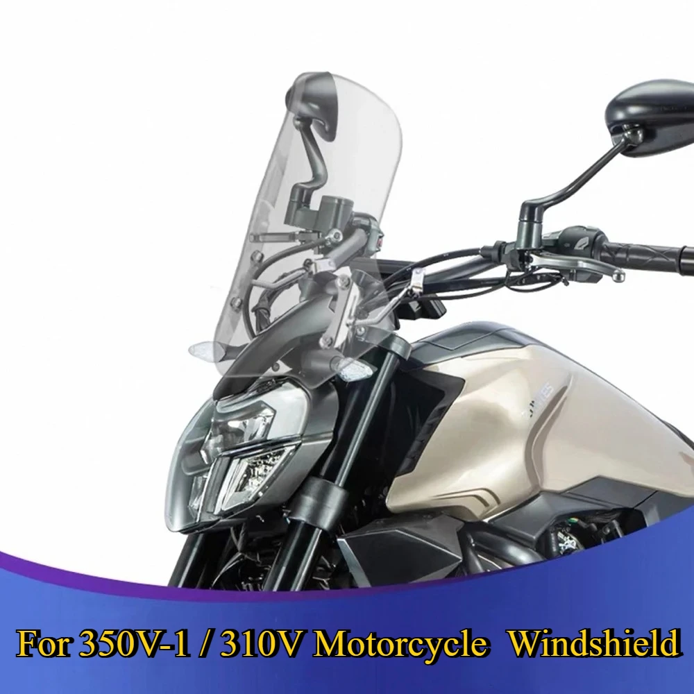 

For ZONTES 350V-1 / 310V Motorcycle Front Windshield Modification Accessories With Bracket Protective Cover Wind Deflector