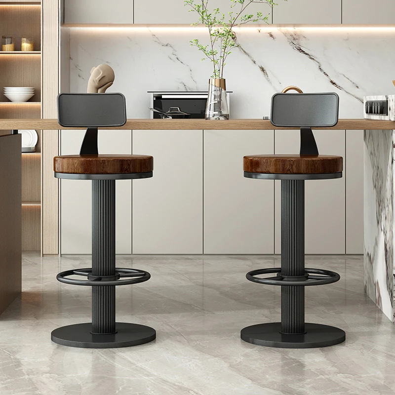 Stoelen Woonkamer Midden Eeuw Meubels Aanrecht Keuken Krukken Draaibare Barkruk Taburetes Altos Cocina Design Stoel Hoge Lounge