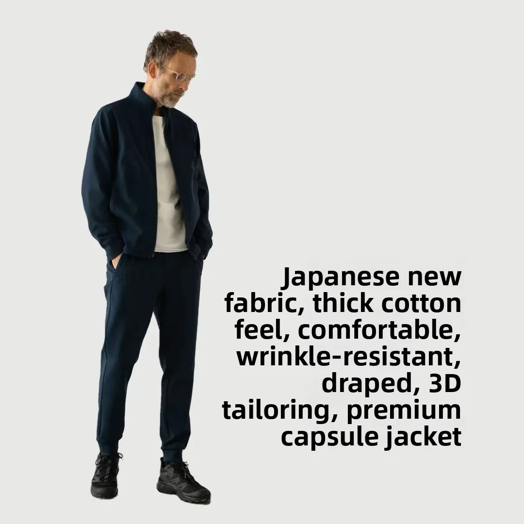 مفاجأة الجودة! خياطة ثلاثية الأبعاد! ربيع جديد للرجال في الهواء الطلق الوقوف الياقة Jaet! الوقوف فيت! فايون أوربان سلي! إنترنت طويل #3