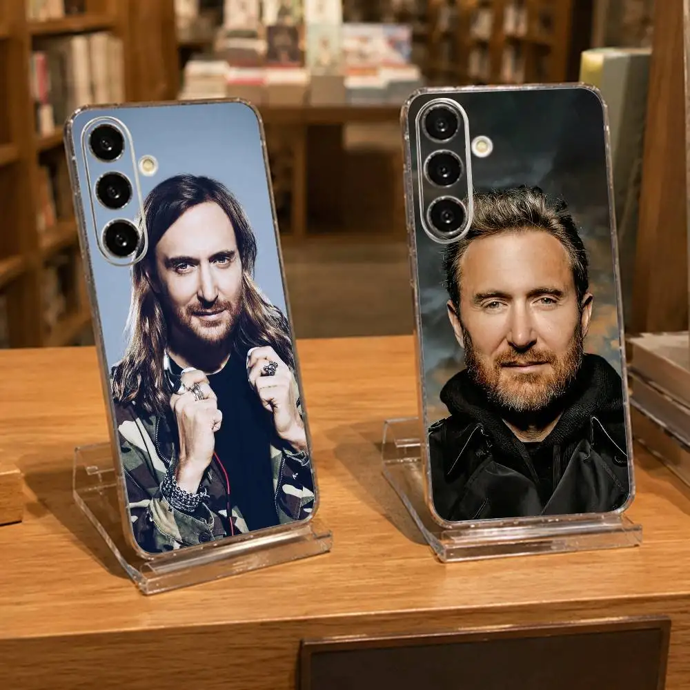 

EDM DJ singer D-David Guetta Clear Hard Phone Case For Samsung A71, A70, A52, A51, A40, A30,Transparent Cover
