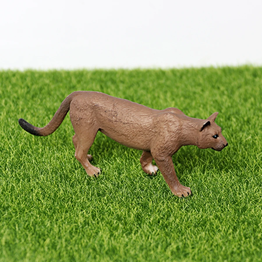 محاكاة الحياة البرية الأفريقية الحيوانات البنغال النمر كروجر الأسد النمر السيبيري نموذج PVC ألعاب تعليمية للأطفال