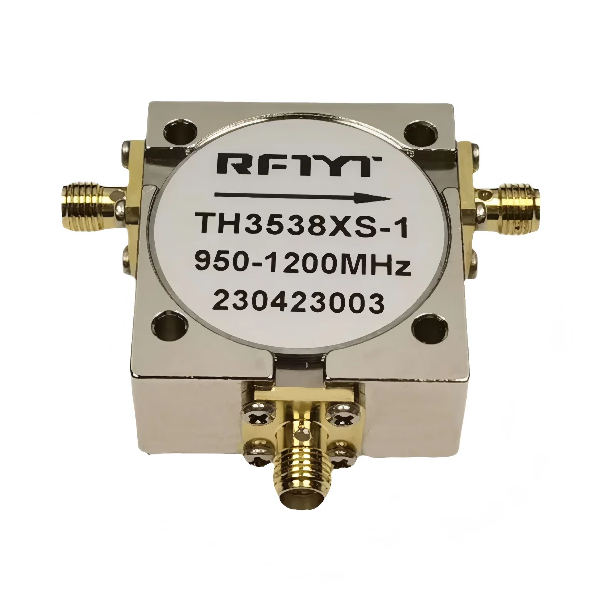 th3538-series-uhf-rf-coaxial-microwave-coaxial-circulator-with-frequency-range-of-300-1850mhz