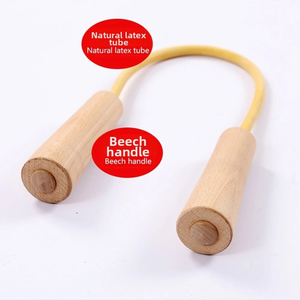 Handheld Resistance Band for Strength Training with Beech Wood Grips Suitable for Arm For Back and Triceps Workouts 750 50mm
