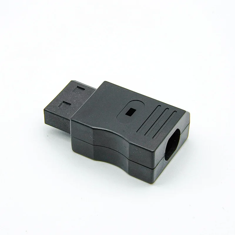 Conector de tomada para wii 16pin conector macho núcleo de cobre durável masculino jack reparação peças reposição