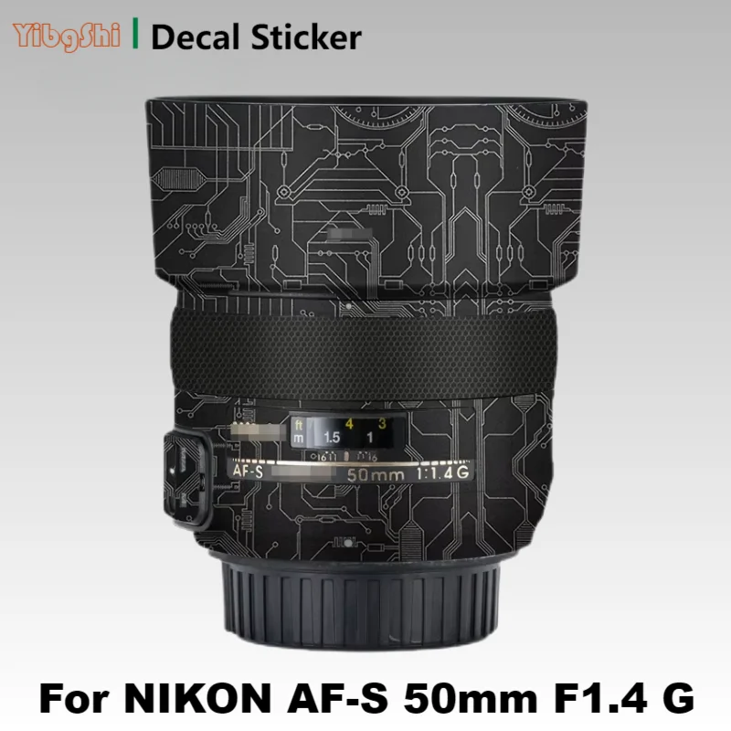 

For Nikon AF-S 50Mm F 1.4G Decal Huid Vinyl Wrap Film Anti-Kras Camera Lens Beschermende Sticker 50 1.4 F1.4 F/1.4G 1.4G F/1.4G