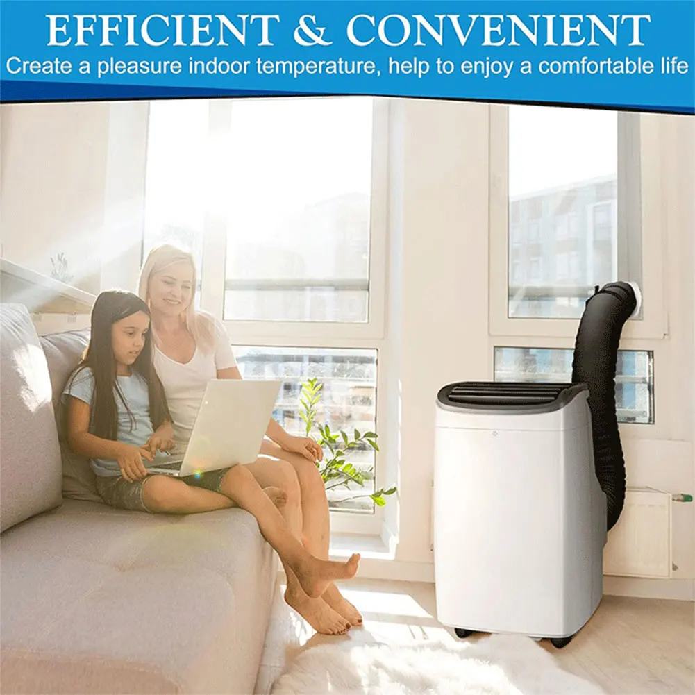 エアコンダクト断熱材ラップ（3つの伸縮バンド付き）エアコンホース断熱スリーブエアコンホースカバーラップ屋内外用