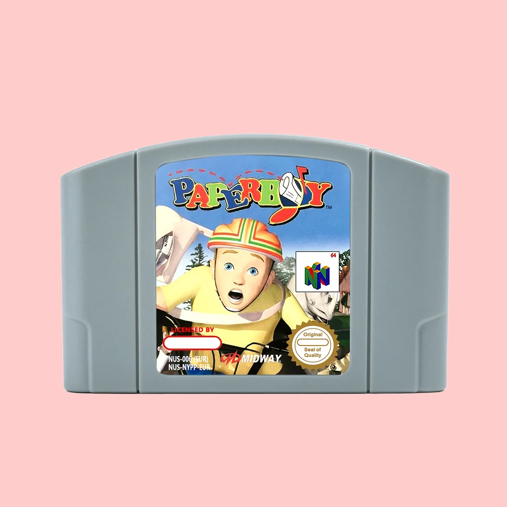 

Paperboy Game Cartridge For N64 EUR PAL Retro 64 Bit Game Consoles