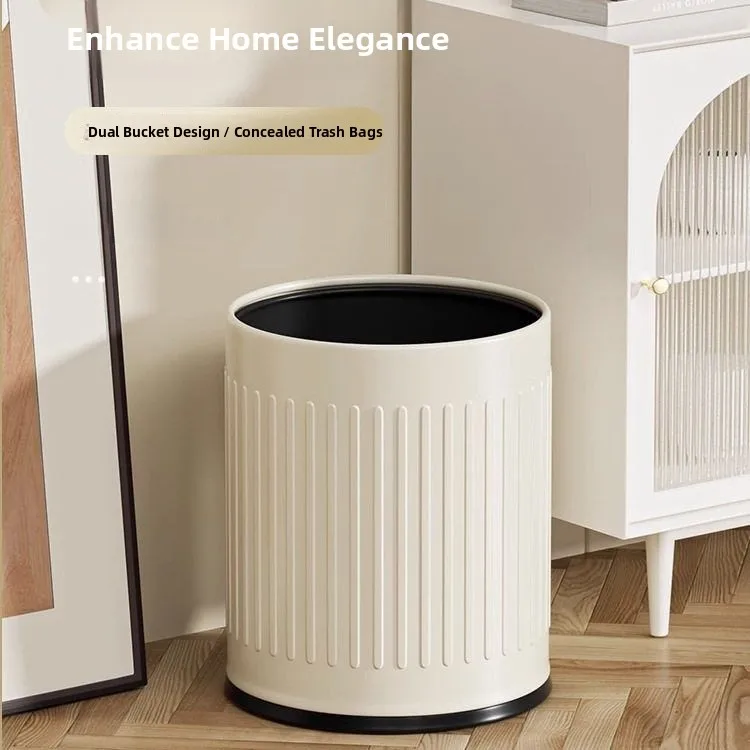 

Large Capaci Living Room Bedroom Batoom Kitchen Tra Can Home Use Luxury High Aesthetic Value Cry Sle Metal Dusin