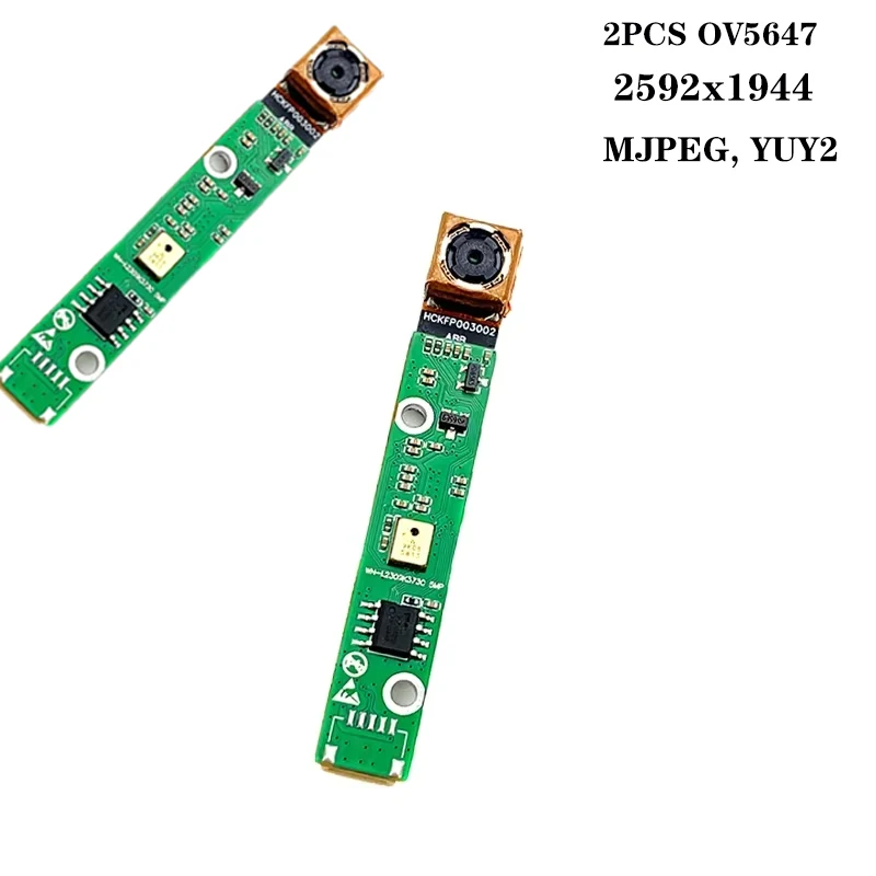

1/2Pcs 5MP OV5647 USB camera module Autofocus 68° motherboard + lens splice board MJPEG, YUY2