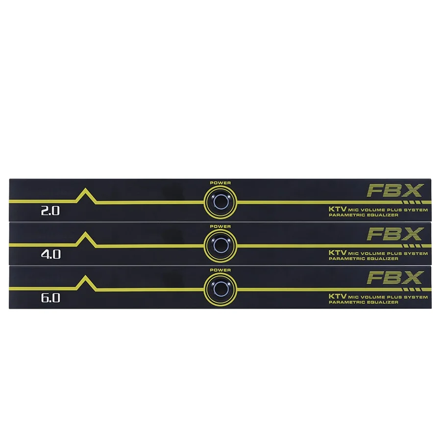 FBX KTV MIC Volume System Professional Metal Audio System with Feedback Suppressor and Digital Karaoke Processor