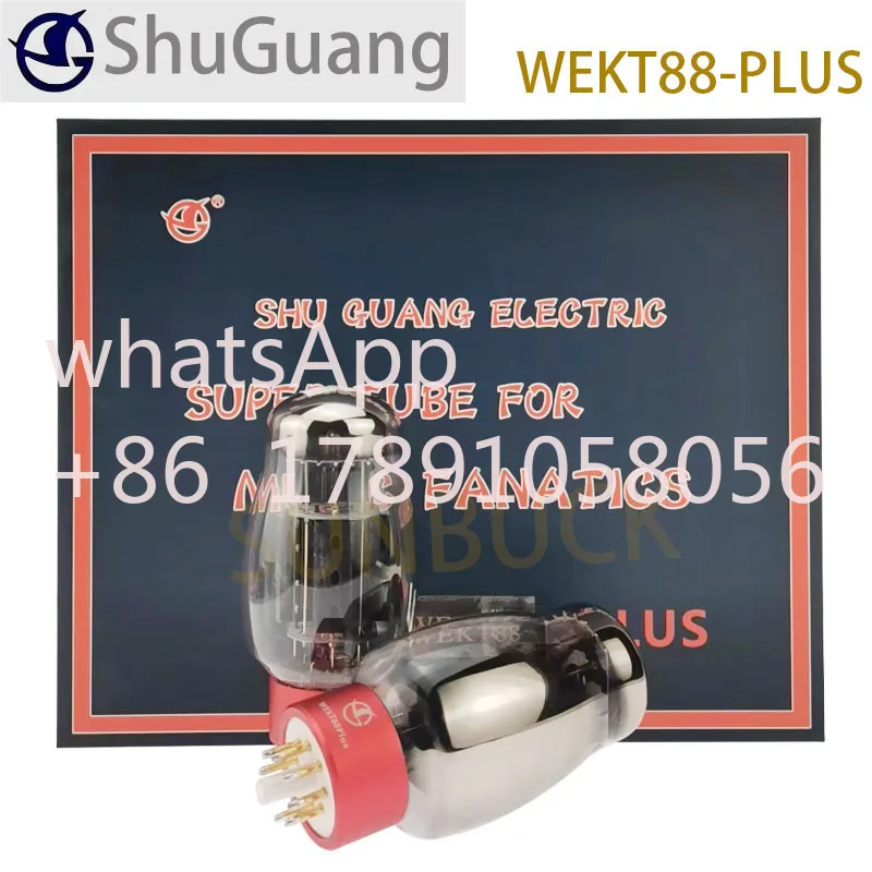 ShuGuang WEKT88 PLUS KT88 Vacuum Tube Precision matching Valve Replaces 6550 Kt120 5881 EL34 KT66 Electronic tubes For Amplifier