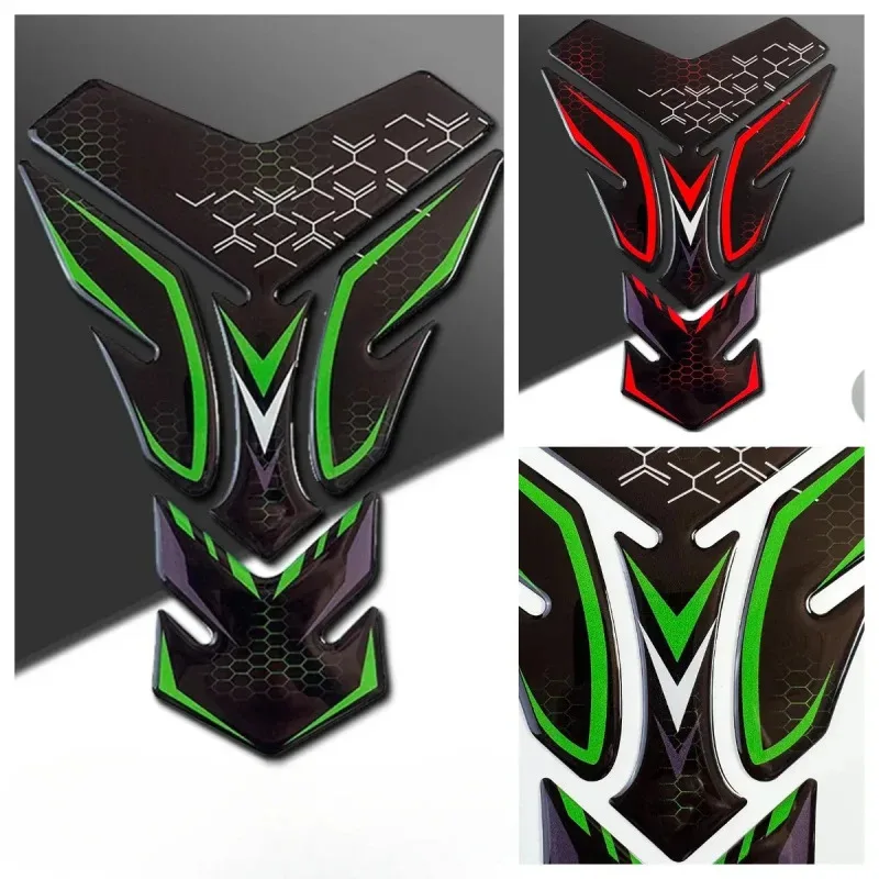 3D Motorcycle Tank Pad Protector Stickers Decal Accessories  For Kawasaki Ninja400 Z900 Z1000 zx10r er6n Versys 650