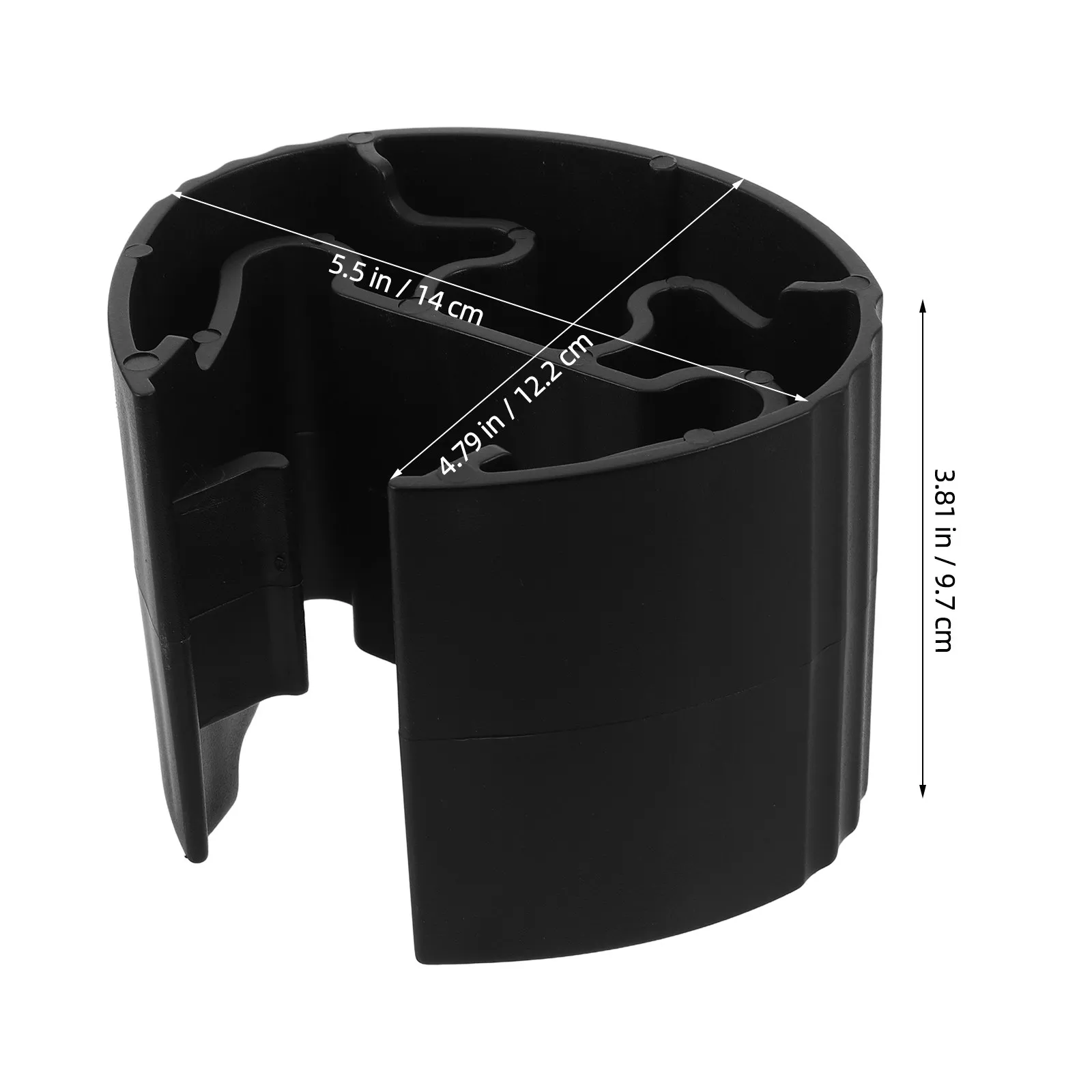 Warehouse Column Protector Heavy Duty Plastic Round Column Wrap Forklift Damage Protector Vertical Post Impact Guard Beam Safety