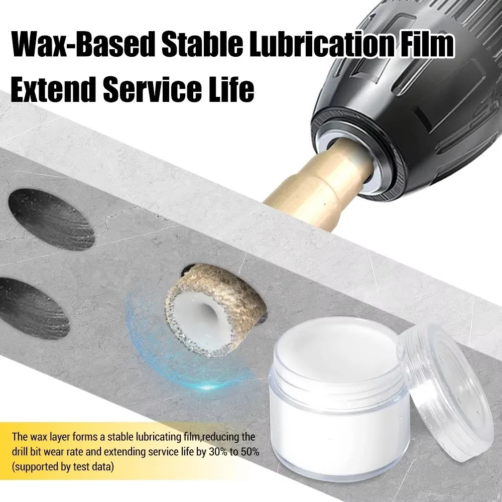 Durable Solid Wax Drill Cooling Wax Cooling Lubricant Enhances Life Drilling Lubricant Heat Resistant Drill Bit Wax Metalworking