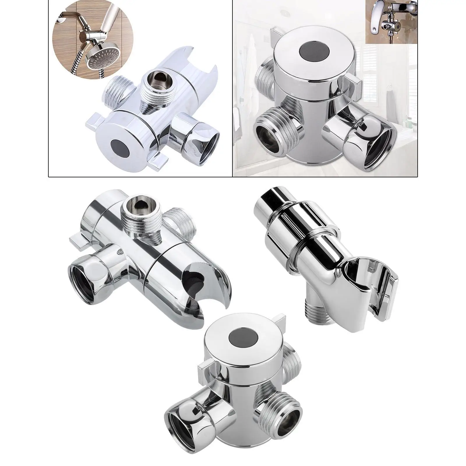 

1 шт. 1/2 "трехходовой Т-образный переходной клапан для унитаза и биде, переключающий клапан для портативного