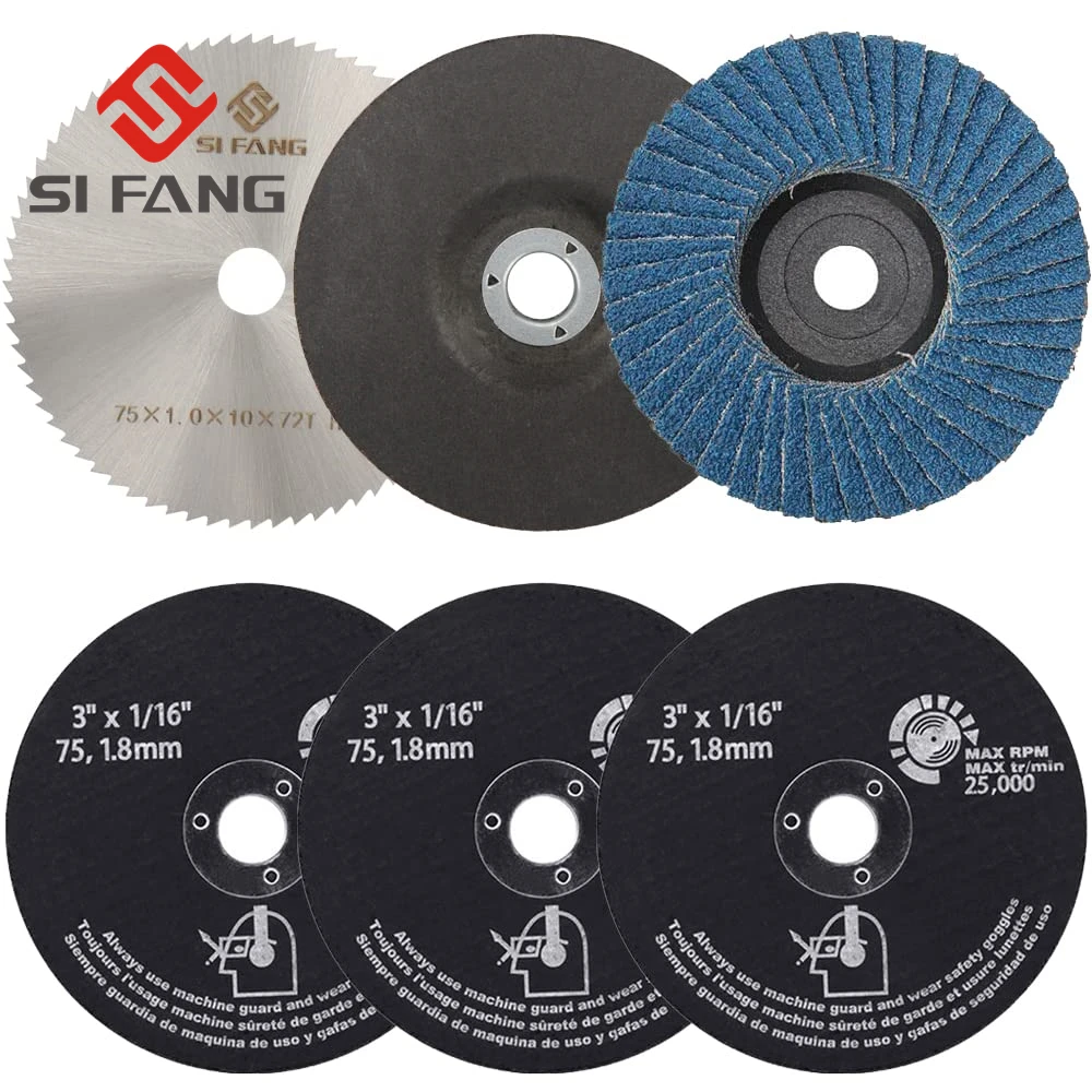 1PC Mini Cutting Disc Circular Resin Grinding Wheel 75mm For Angle Grinder Steel Stone Sanding Disc Cutting Angle Grinding