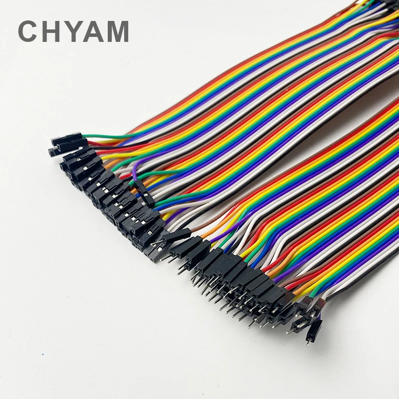 10cm 20cm 30cm 40pin dupont linha macho para masculino + macho para fêmea e fêmea para cabo dupont fio jumper fêmea para arduino diy kit