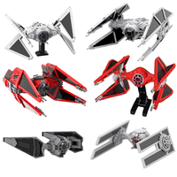 MOC Star Movie Spaceship Imperial TIE Interceptor Starfighters Sets Building Blocks Kid Toys Boys Christmas Gift