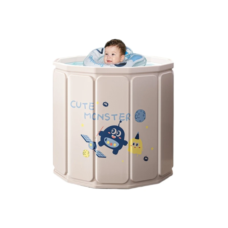 

Large Infant and Toddler Bathtub for Sitting and Lying,Foldable Baby Bath Tub, Home Use Bath Bucket for Newborns and Children