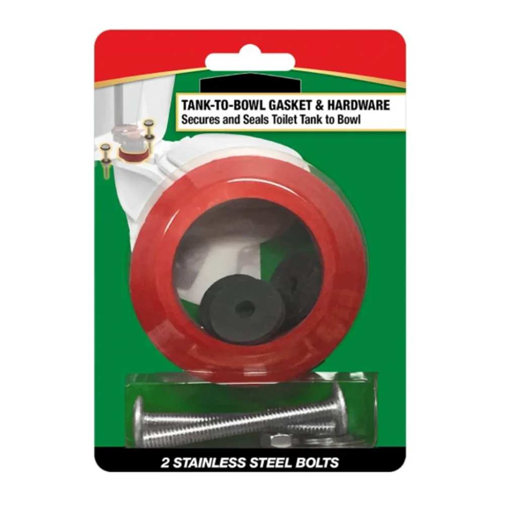 Toilet Tank Bowl Gasket Kit 6102 for Leak Prevention Between Tank and Bowl in Traditional Two-Piece Toilet Installations