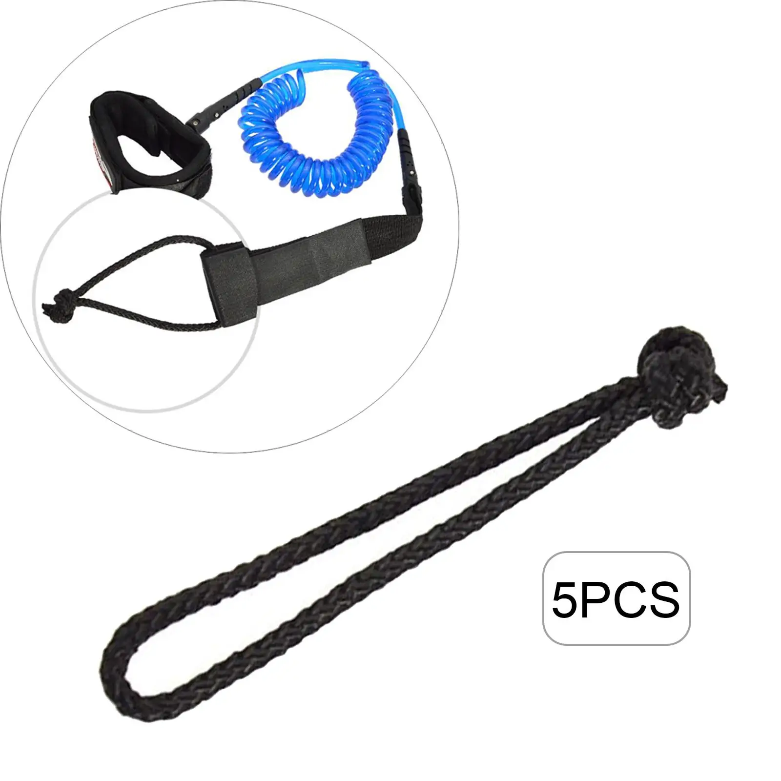 

Durable 36cm Surfboard Leash Strings Nylon Rope Replacement for Foot Strap Stand-up Paddle Boards