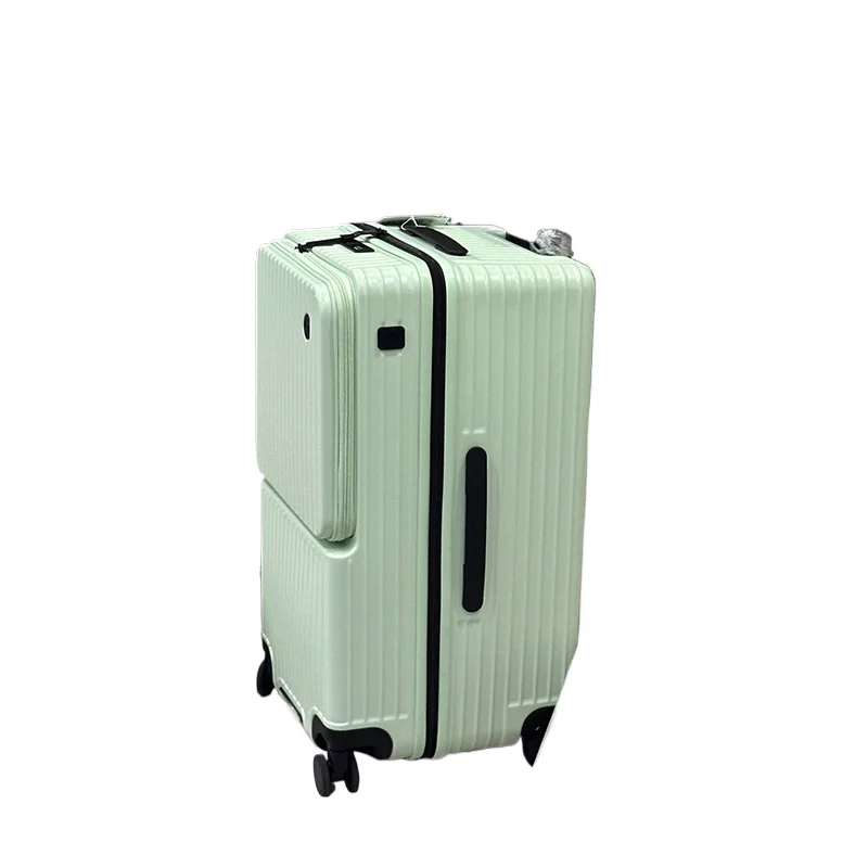 

Front open suitcase travel trolley case large capacity