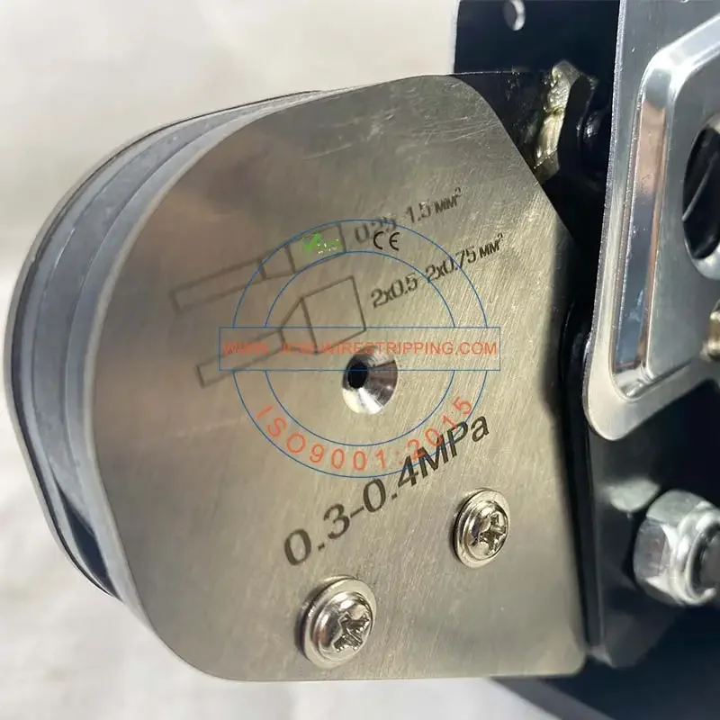 JCW-320S Hand air terminal crimping machine pneumatic pressing machine square profile terminal crimp tool