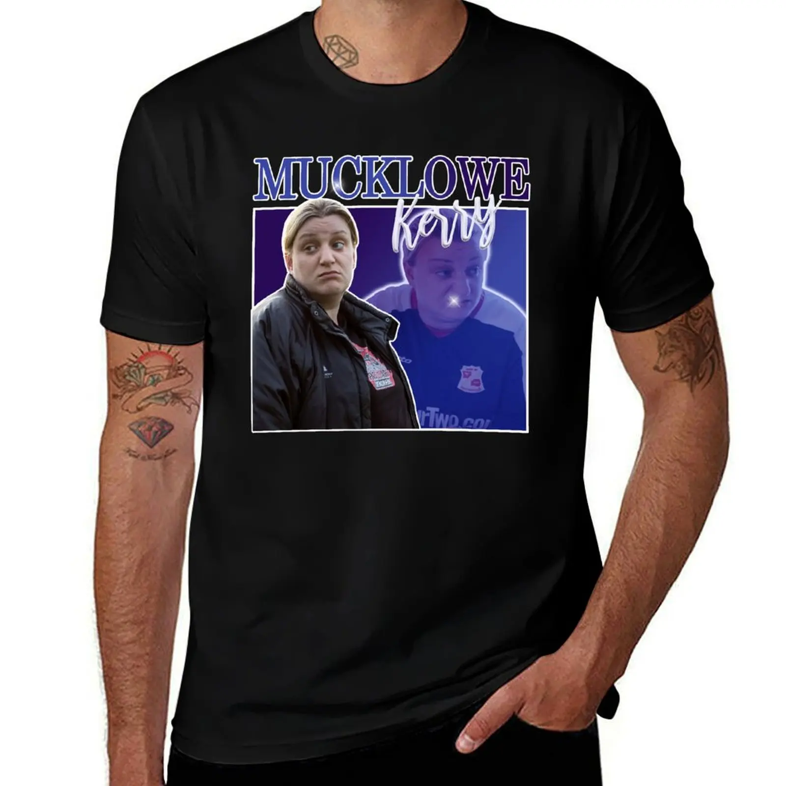 Kerry Mucklowe Retro Tee T-Shirt Lightweight Print T-Shirt