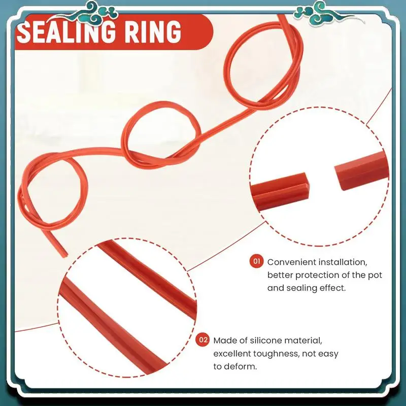 Sealing Ring For 28 Cm&30 Cm Double Pan Jumbo Grill Cookware Non Stick Double Omelette Flip Pan Limited Time Offer