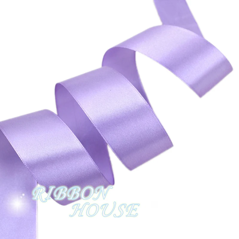 (25 yards/roll) Lavender Single Face Satin Ribbon Gift Wrapping Christmas ribbons Wholesale