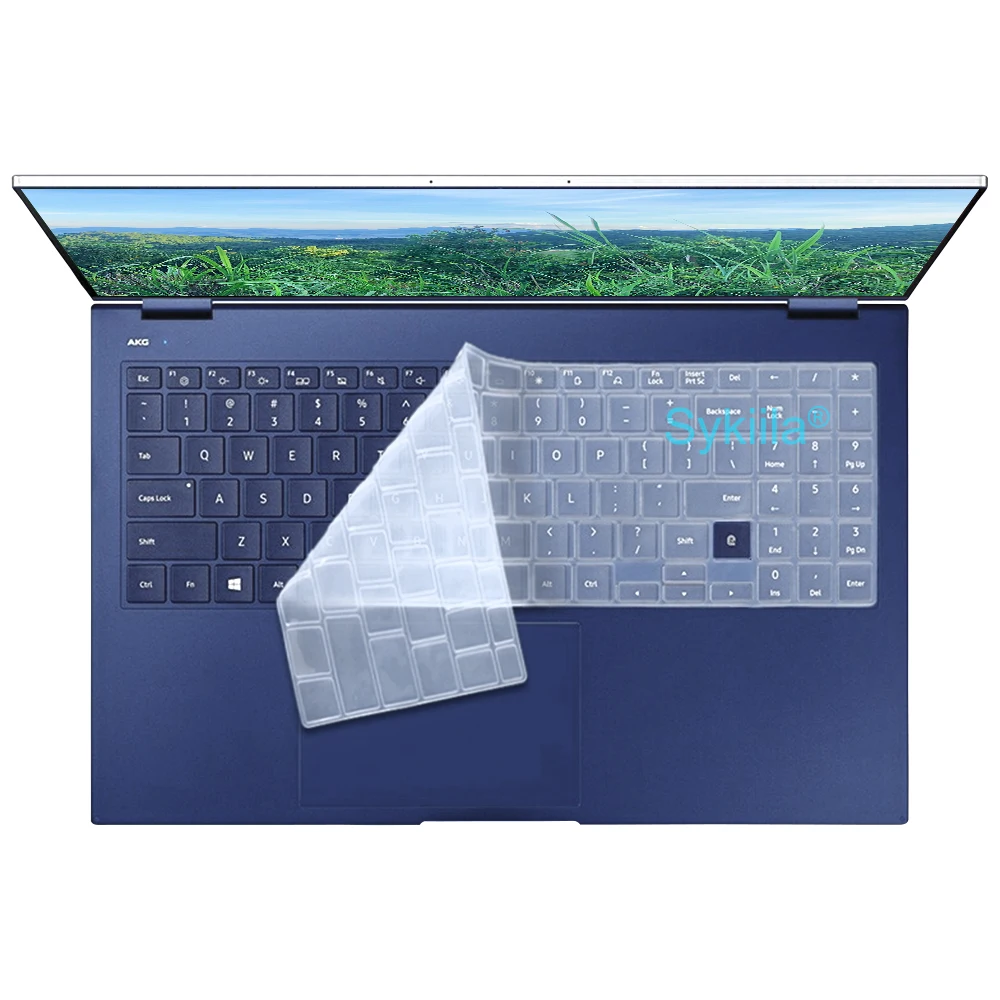 غطاء لوحة المفاتيح لهاتف سامسونج جالاكسي Book Book5 Book4 Book3 Book2 Pro 360 Flex Ion Go Edge S حافظة حماية من السيليكون للكمبيوتر المحمول