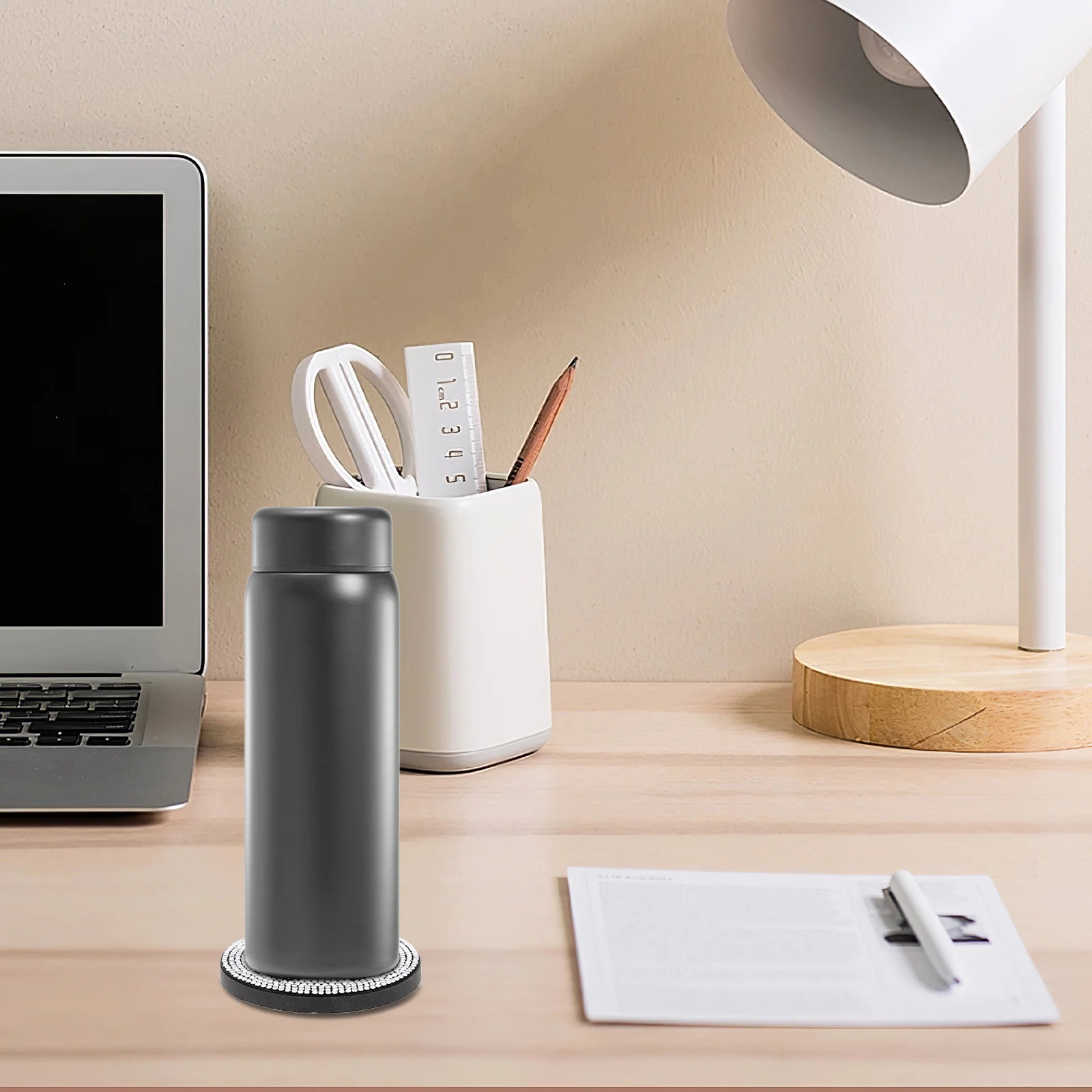 

Car Cup Coaster Round Drink Coaster For Vehicle Cup Holder Small Dashboard Mat Decorative Table Accessory