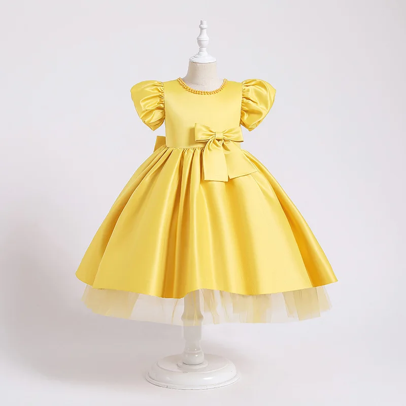 New Girl Holiday Dress Performance Girls' Princess Dresses Child Clothing