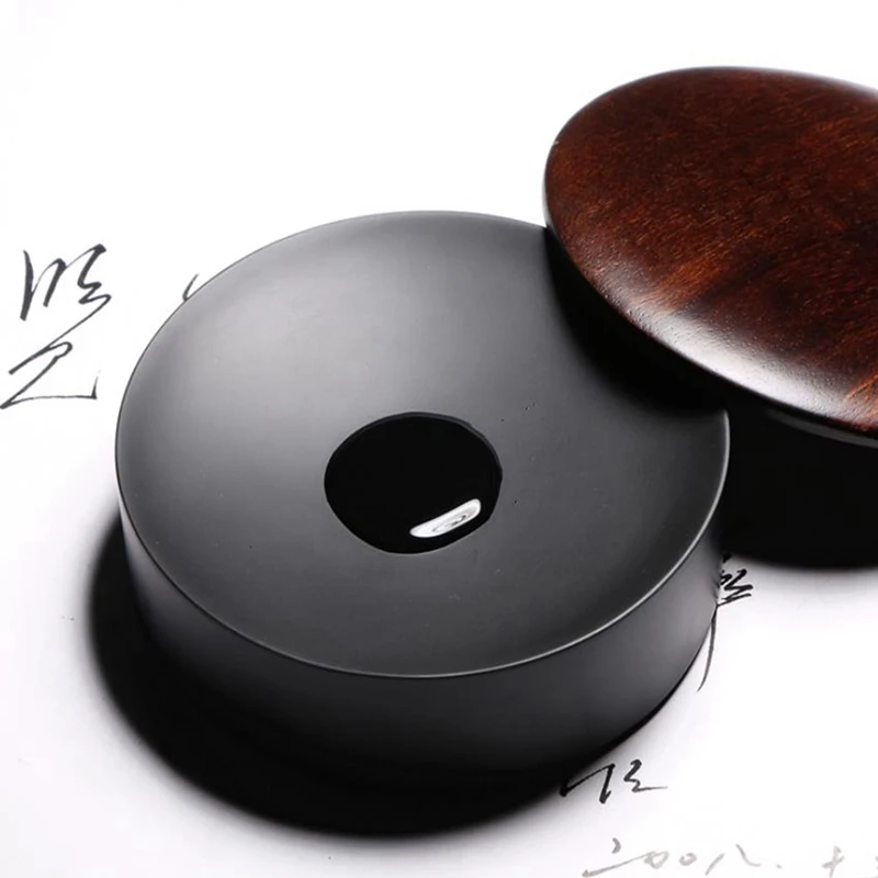 1pc-she-ink-small-round-natural-inkstone-stone-brush-ink-calligraphy-painting-tool