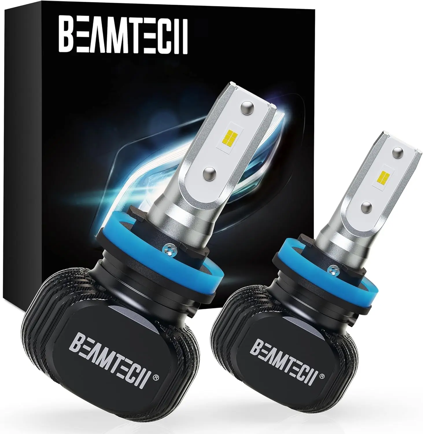 

H11 Bulbs, S1 Series H8 H9 Fog lights, 300% Brighter 6500K White, 2 Bulbs