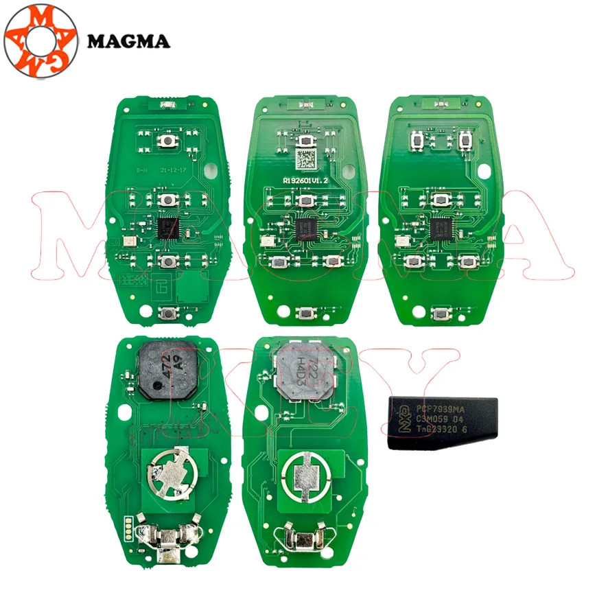 MAGMA OHT-4882056 4A PCF7939MA رقاقة 433 ميجا هرتز بدون مفتاح الذهاب سيارة مفتاح بعيد 68291687AD ل دودج رام 1500 TRX بيك اب 2019 2020 2021 #2