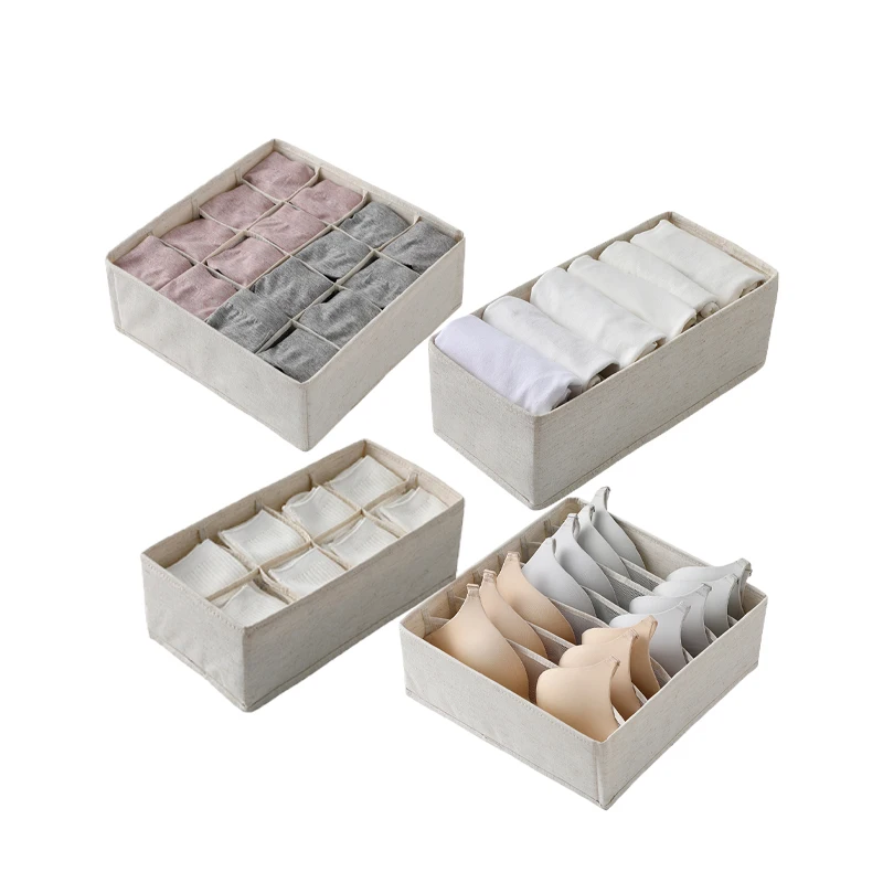 

Clothes Organizer Dividers,Drawer Organizers Fabric Foldable Cabinet Closet Organizers Storage Boxes for Underwear,Pants,Shirts